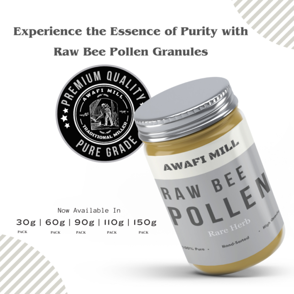 Awafi Mill Raw Bee Pollen Granules Variations