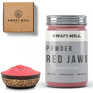 Awafi Mill Red Jawi Benzoin Incense Resin Powder