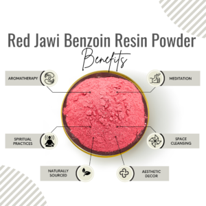 Awafi Mill Red Jawi Benzoin Incense Resin Powder Benefits