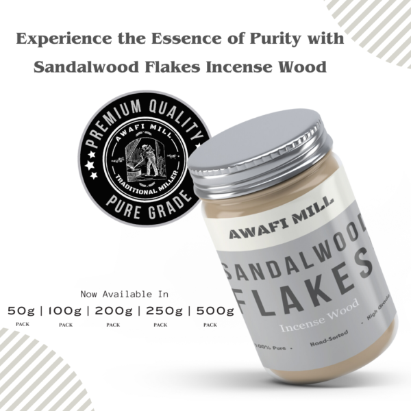 Awafi Mill Sandalwood Flakes Incense Wood Variations