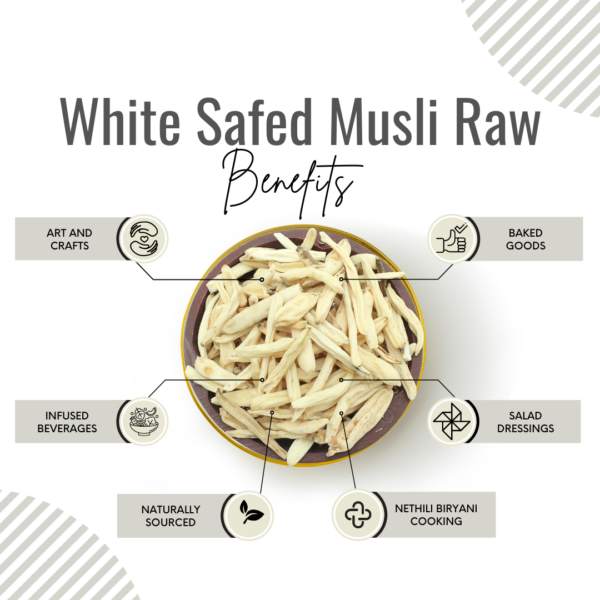 Awafi Mill White Safed Musli Raw Benefits