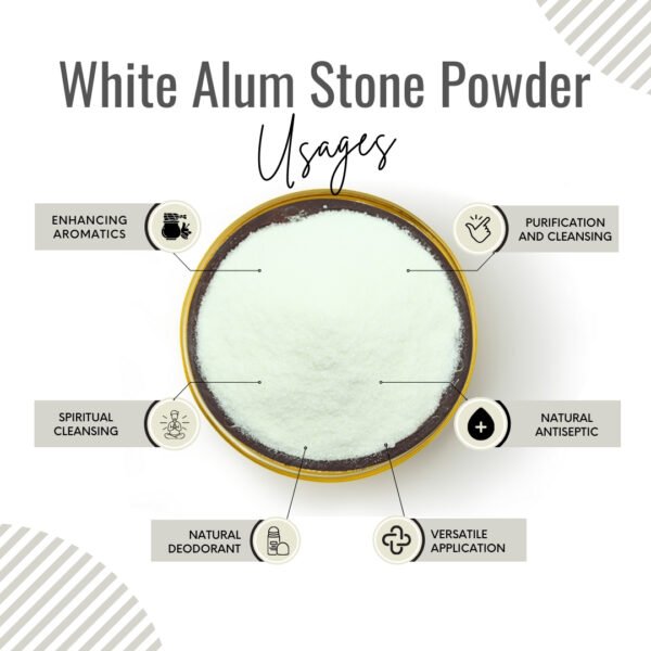 Awafi Mill White Alum Stone Powder Benefits