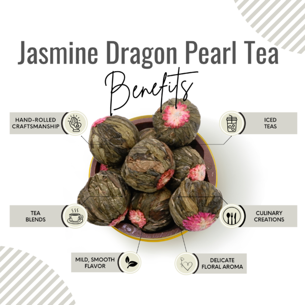 Dragon Jasmine Pearl | Chinese Tea - Big - Image 3