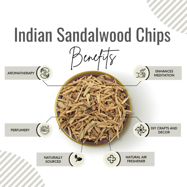 Indian Sandalwood Chips | Incense Stick - Image 3