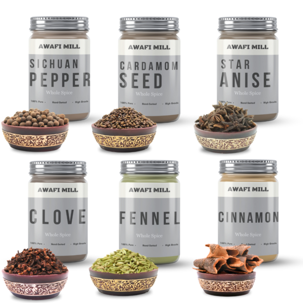 Oriental Spice Mix Gift Box | Szechuan Pepper, Clove, Cinnamon, Fennel, Star Anise, Cardamom