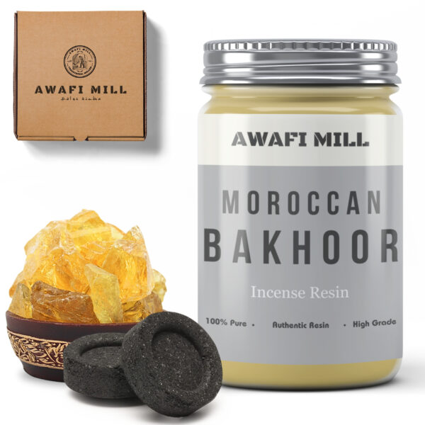 Moroccan Bakhoor Incense with Charcoal Tablet