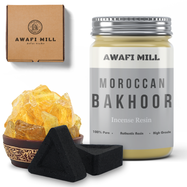 Moroccan Bakhoor Incense with Triangle Charcoal Tablet