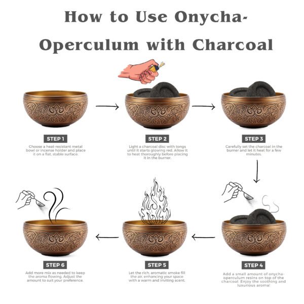 Onycha Operculum With Charcoal Tablet - Image 4