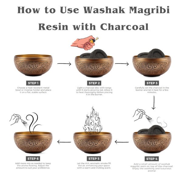 Washak Magribi With Charcoal Tablet - Image 4