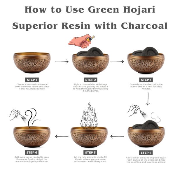 Green Royal Hojari Superior With Charcoal Tablet - Image 4