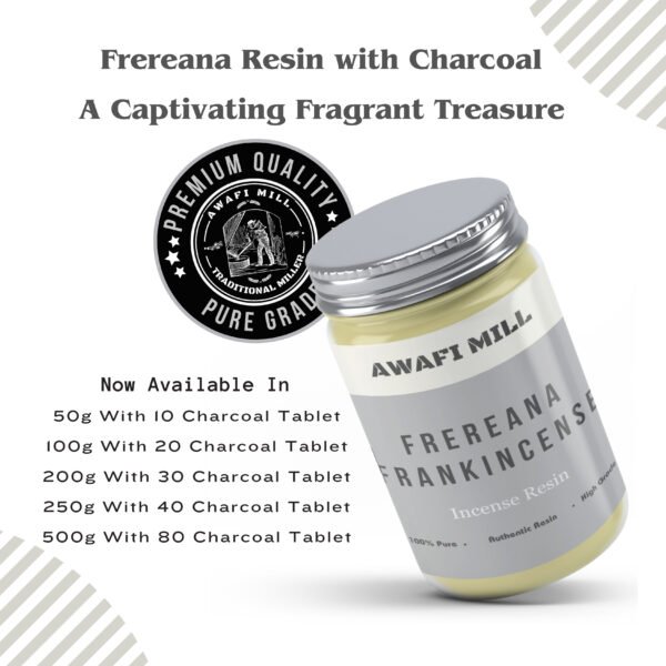 Frereana Frankincense With Triangle Charcoal Tablet - Image 4