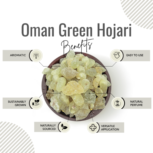 Oman Green Royal Hojari | Incense Resin - Image 3