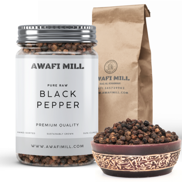 AWAFI MILL Black Pepper | Premium Whole Black Peppercorns