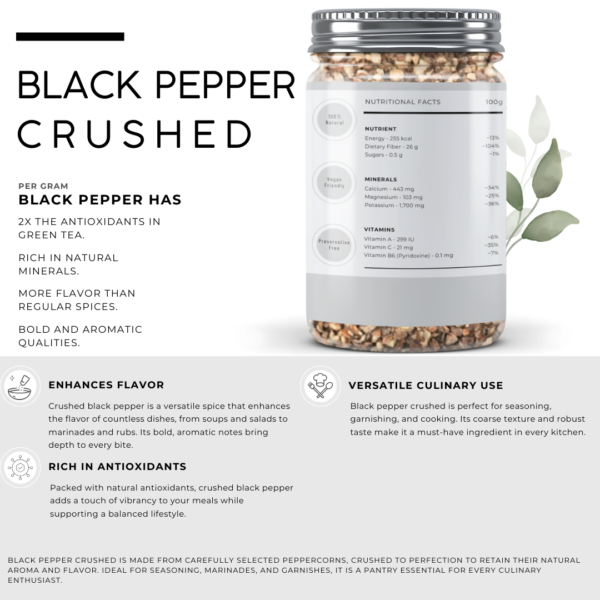 Black pepper crushed | Cracked Black Pepper - Image 4