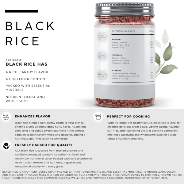 Black rice| Forbidden Rice - Image 4