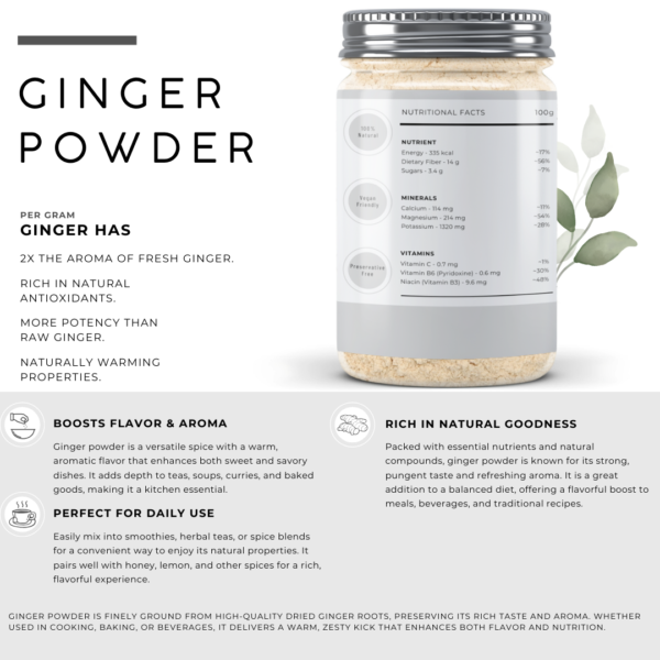 Ginger Powder | Zingiber Officinale - Image 2