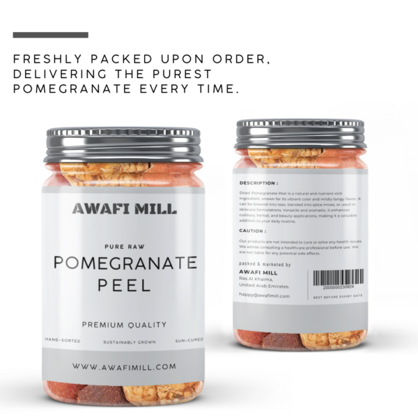 Dried Pomegranate Peel | Natural Sun-Dried Pomegranate Rind - Image 6