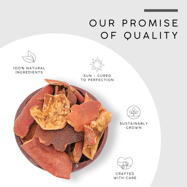 Dried Pomegranate Peel | Natural Sun-Dried Pomegranate Rind - Image 5