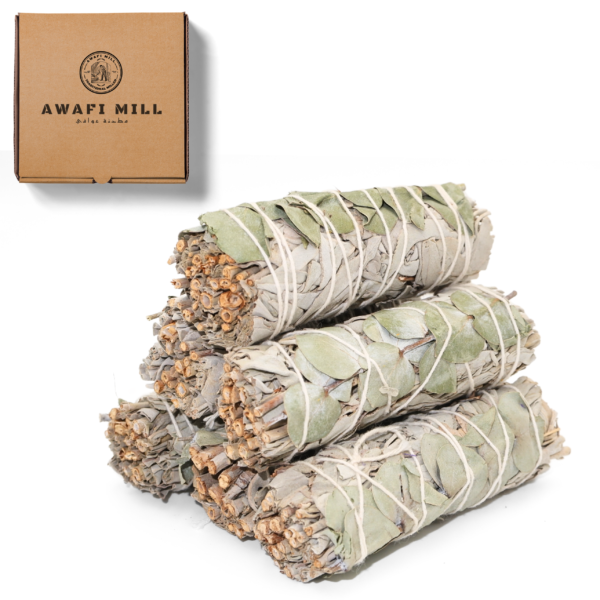 White Sage with Eucalyptus Smudge Stick