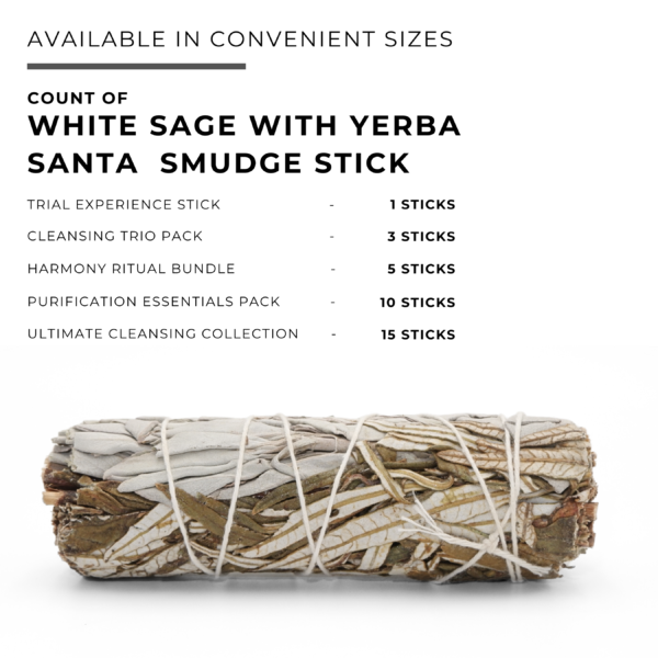 White Sage with Yerba Santa Smudge Stick - Image 6