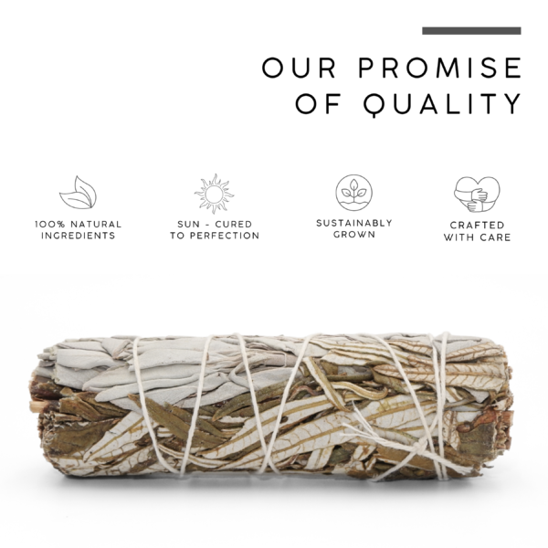White Sage with Yerba Santa Smudge Stick - Image 4