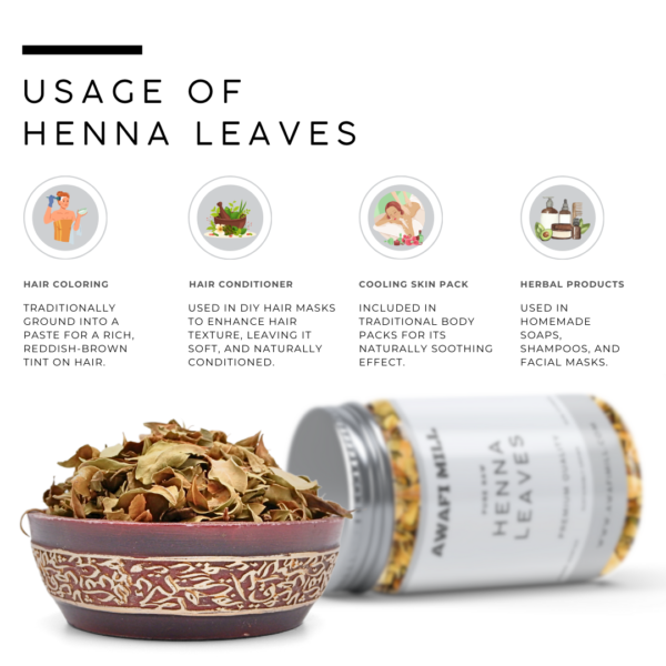 Henna Leaves | Naturally Dried Lawsonia Inermis - Image 3