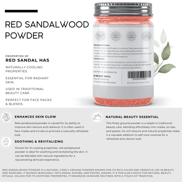 Red Sandal Powder | Red Sandalwood Powder - Image 2