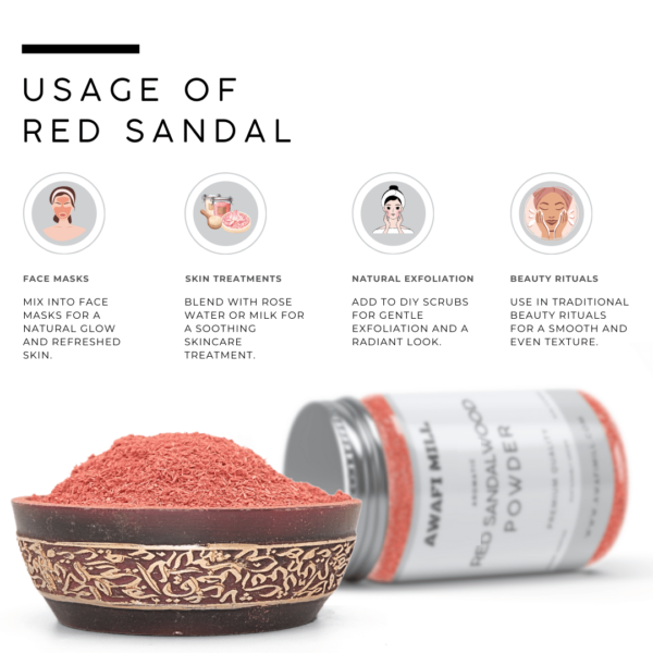 Red Sandal Powder | Red Sandalwood Powder - Image 3
