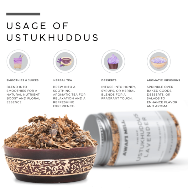 Ustukhuddus | Dried Lavender Flowers - Image 3