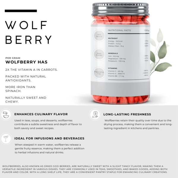 Dried Wolfberry | Premium Quality Goji Berries - Image 2