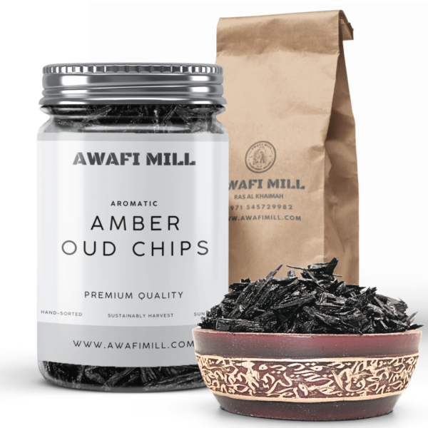 Amber Oud Chips | Premium Agarwood Incense