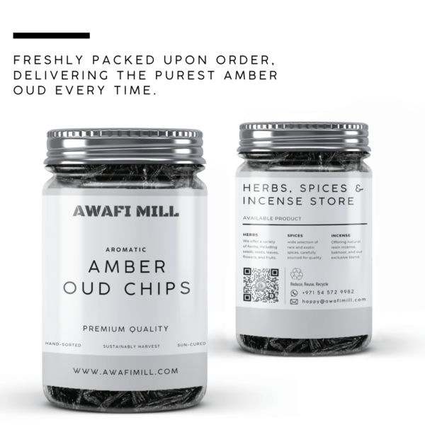 Amber Oud Chips | Premium Agarwood Incense - Image 4