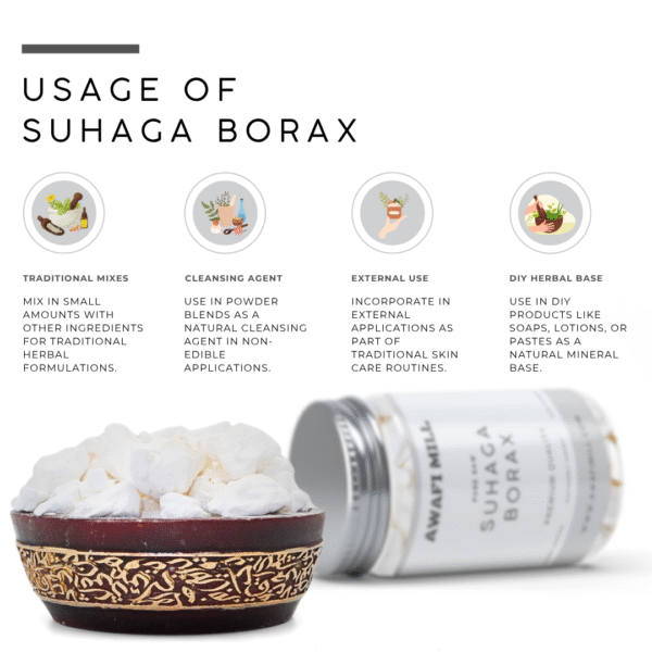 Suhaga | Natural Borax Crystals | - Image 3
