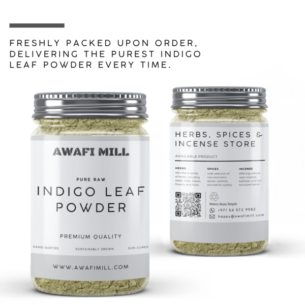 Indigo Leaf Powder | Natural Dried Indigo Leaves | - Image 4