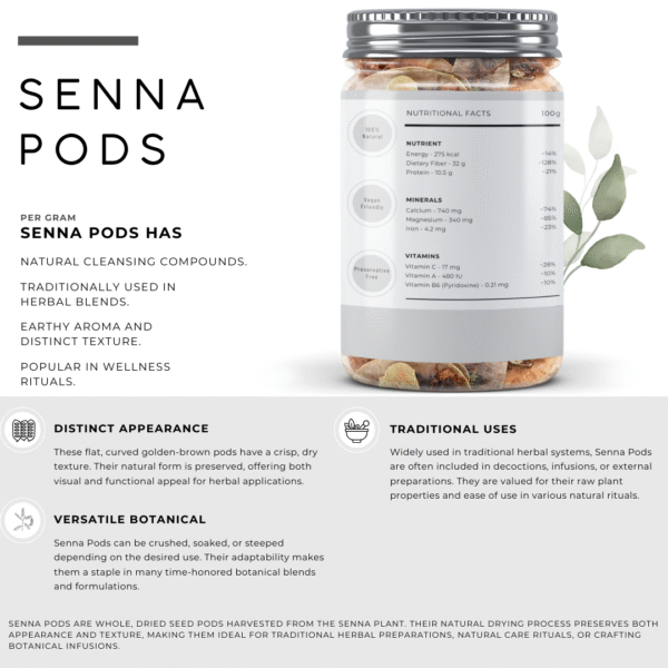 Senna Pods | Whole Cassia Angustifolia - Image 2