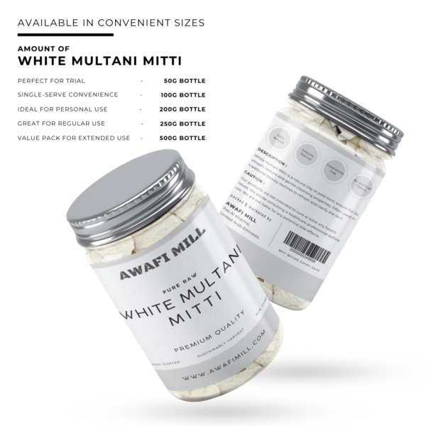 White Multani Mitti | Natural Fuller’s Earth Clay Stones | - Image 6