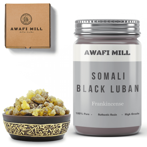 Somali Black Luban – Natural Frankincense Resin for Bakhoor