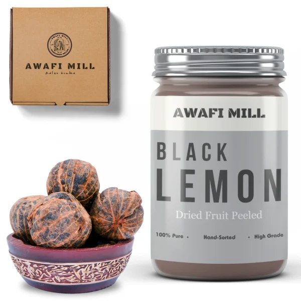 Peeled Black Lemon | Whole Lemon