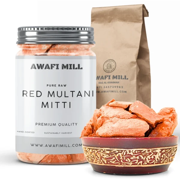 Red Multani Mitti Chunks | Natural Clay Lumps